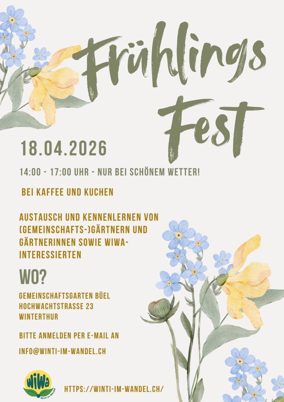 WiWa Frühlingsfest bei Kaffee und Kuchen